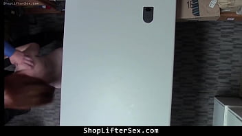 Mall guards have s special technique to recover the stolen merchandise shopliftersex