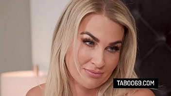 Horny blonde stepmom craves for sex all the time