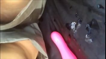 Making her gush her shorts