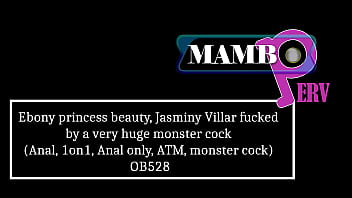 Ebony princess beauty jasminy villar fucked by a very huge white monster cock anal 1on1 anal only atm monster cock ir ob528