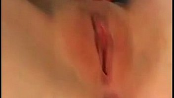 Blonde teen shows off her pussy