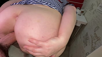 When her husband is not at home the stepmom calls her stepson for help