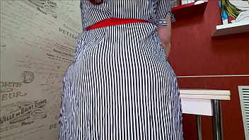 When her husband is not at home the stepmom calls her stepson for help