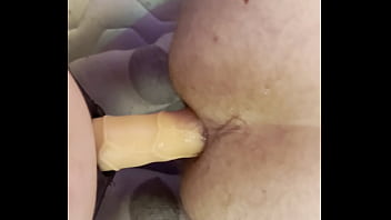 Harness cuffed anal peg