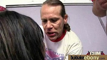 Dp group sex action with hot ebony slut 22