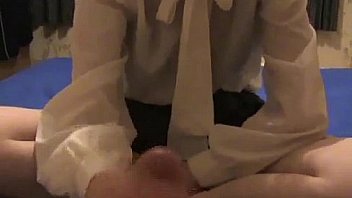 My girlfriend jerks me off until i cum