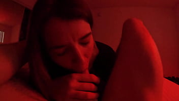 Persuaded girlfriend on video cum in mouth