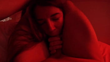 Persuaded girlfriend on video cum in mouth