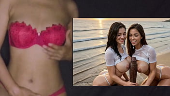 Triple bj bbc at beach party