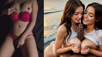 Triple bj bbc at beach party