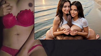 Triple bj bbc at beach party