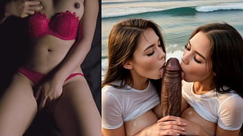 Triple bj bbc at beach party