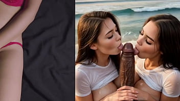 Triple bj bbc at beach party