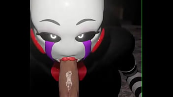 Hot sexy fnaf puppet knows what she is doing