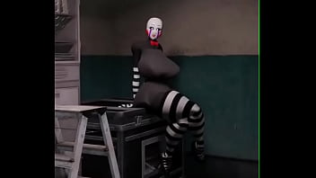 Hot sexy fnaf puppet knows what she is doing