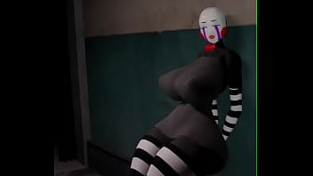 Hot sexy fnaf puppet knows what she is doing