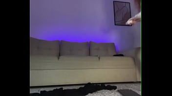 Big dildo fucking tight pussy