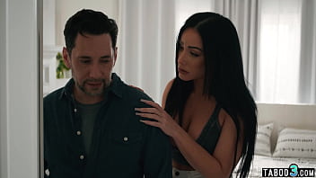 Big boobed brunette milf consoled on a throbbing dick