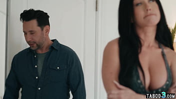 Big boobed brunette milf consoled on a throbbing dick