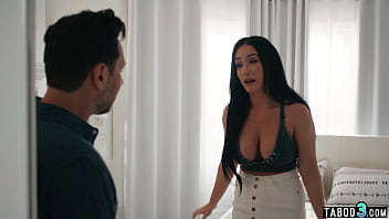 Big boobed brunette milf consoled on a throbbing dick