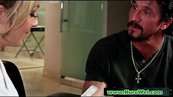 Slippery sensual nuru massage and dick rubbing 31