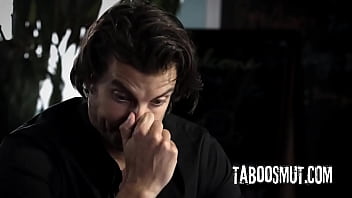 Slutty flight attendant fucks a stranger while his wife is on the phone