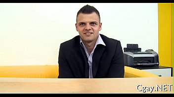 Ribald Blowjob For Lusty Gay thumbnail