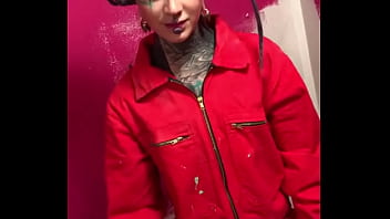 How do you like me in this sexy red construction onesie who’s ready to build something #constructionvibes #re