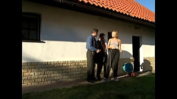 Pretty blonde sa has a hardcore threesome with a couple of guys Pretty blonde sa has a hardcore threesome with a couple of guys