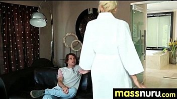 Nuru massage ends with a hot shower fuck 13