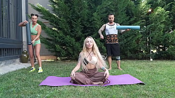 A lustful yoga master bella mur cleansed chakras of couples monika fox and jack23