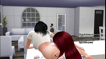 Seduced by my stepmom in the kitchen sims 4