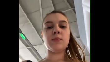 Hard masturabate in the gym