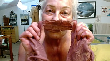 1144 Sexy Lacey Panties Soaked In Cum From Dawnskye1962 I Always Send Off Panties Fully Saturated In My Sweet Juices thumbnail