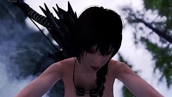 Skyrim adventure has sex with his follower