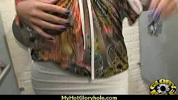 Incredible ebony teen blowjob gloryhole audition 28