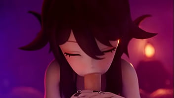 She sucks his big dick so good