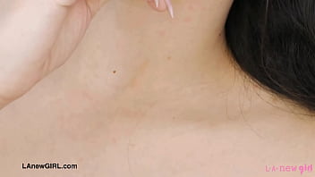 Aspiring teen model naked close up