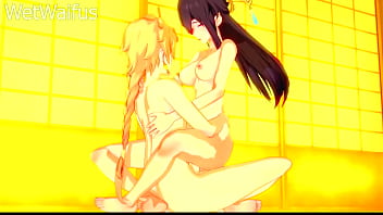 Beidou and aether have hours of intense sex genshin impact hentai