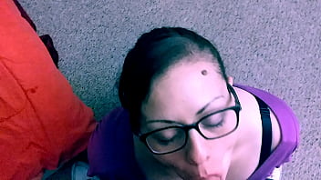 Girl loves the test of my dick