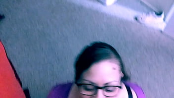 Girl loves the test of my dick