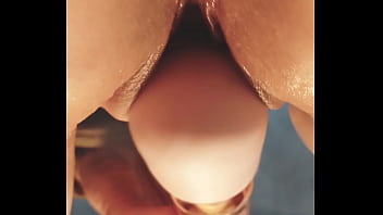 My vulva gapes at the touch of the wand