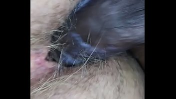 White girl can't resist and has to have some black cock