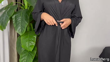 Big tit milf gives long teasing blowjob with no cum allowed