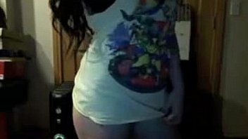 Hot camgirl in lace panties