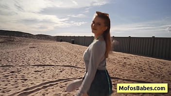 Sensual Blondie Teenager Gives Oral Sex To Her Friend While He Is Driving thumbnail