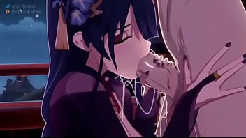 Shogun raiden chupando pene grande