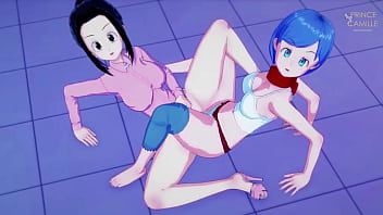 Chichi And Bulma Scissoring Juicy Pussy thumbnail