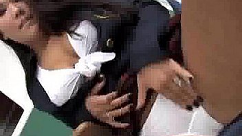 Teasing in knee high stockings and cotton panties