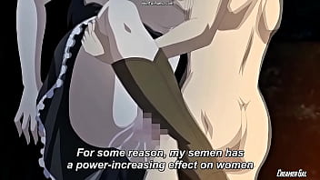 Hentai student woke up as a hero with a world of pussies waiting for his cum